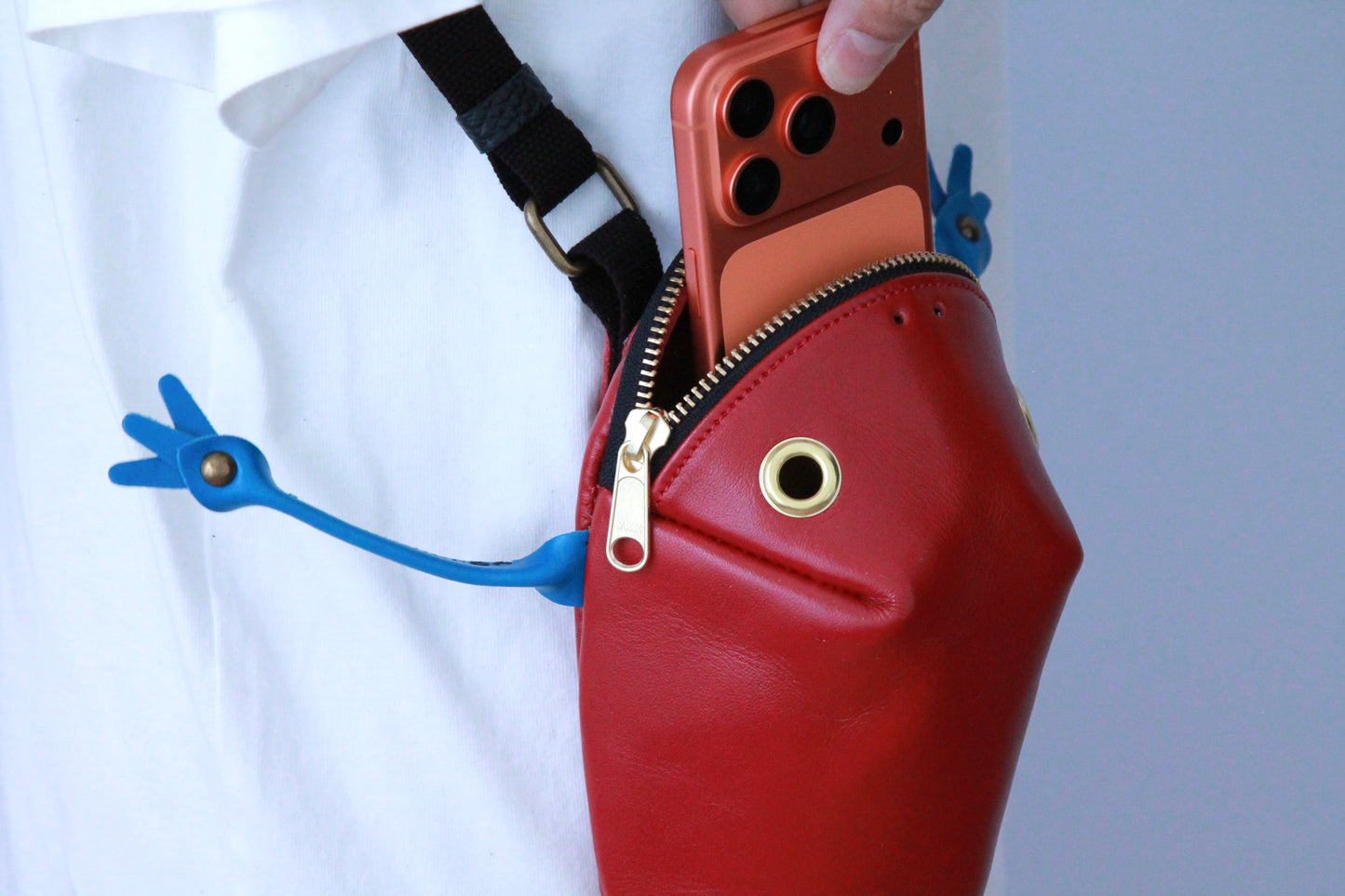 【Restock at 8:00 PM (Japan time) on July 20.】 Strawberry poison dart frog bag