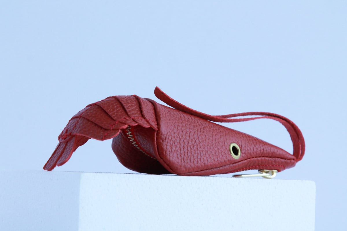 Shrimp coin purse